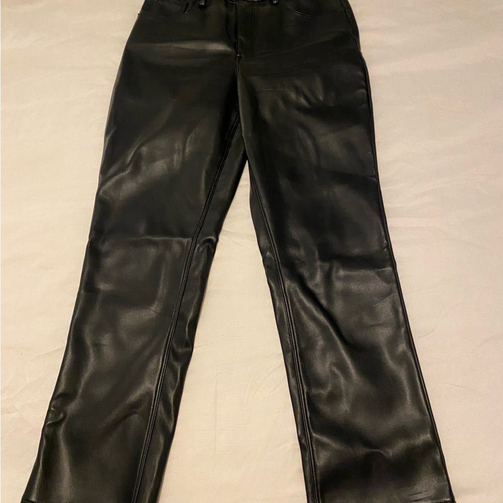 Good Legs Good American Faux Leather Pants
